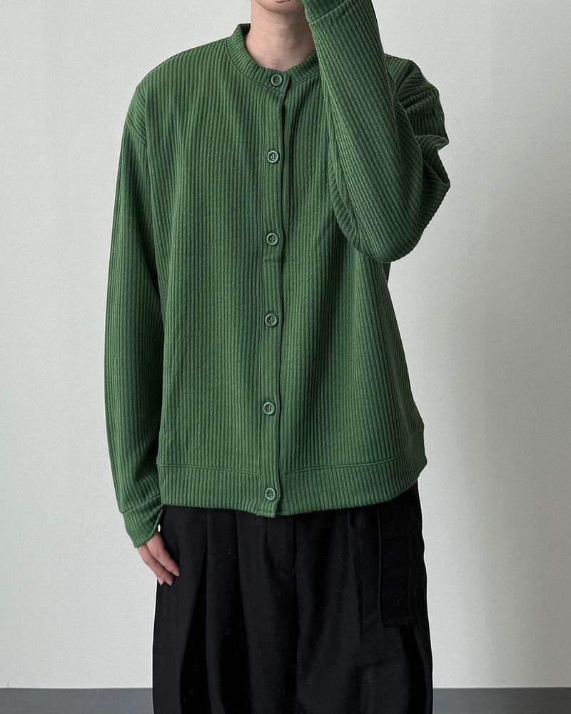 Bellano Ribbed Round Cardigan