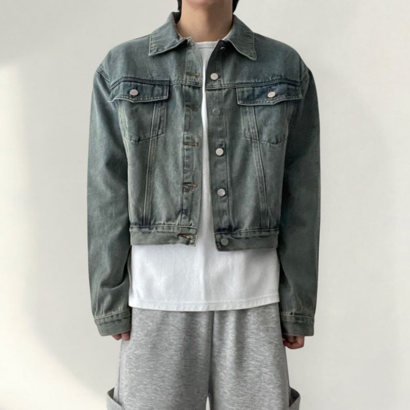 Wished Cropped Denim Jacket
