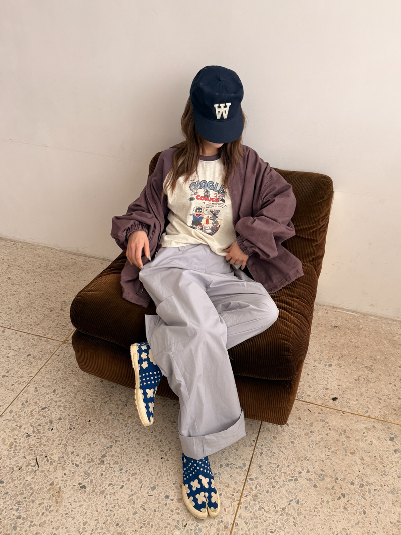 side pocket cotton pants