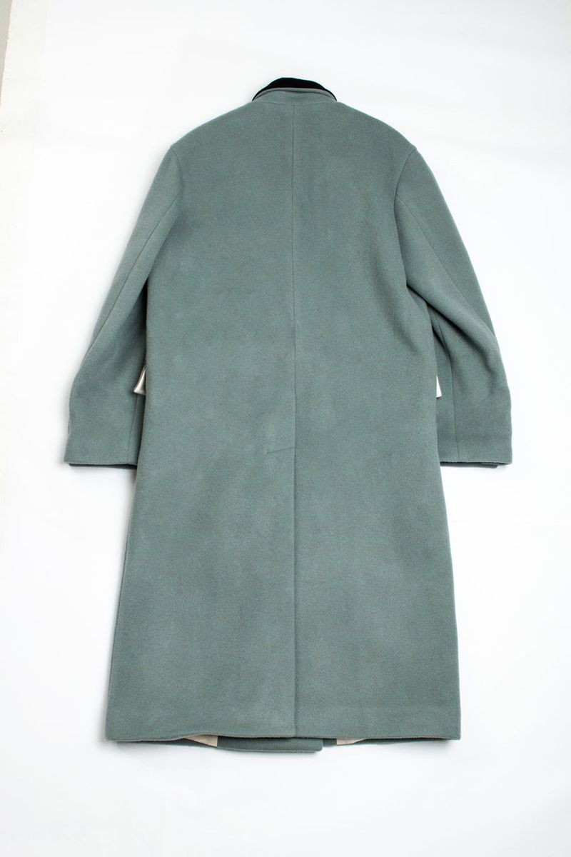 Vintage Sky Wool Coat