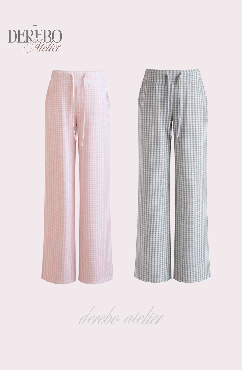 mood check cotton banding casual pants (REGULAR TYPE)