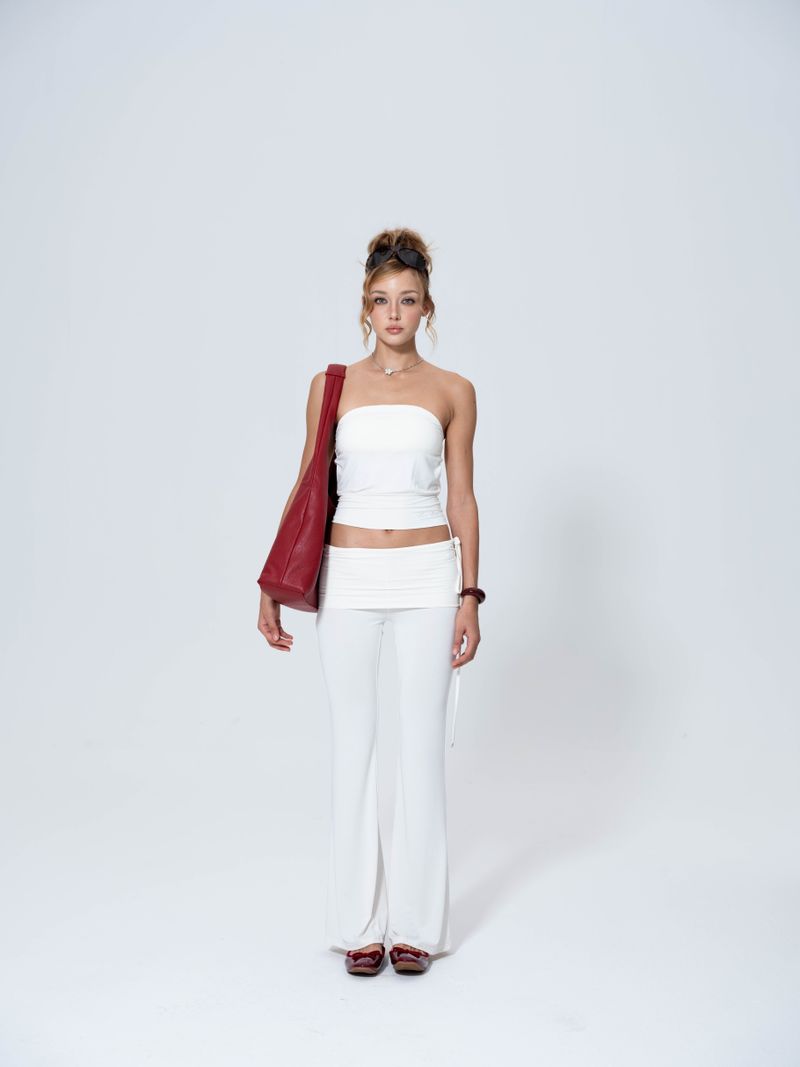 Luv Dept / Cloud-Soft Foldover Flare Pants