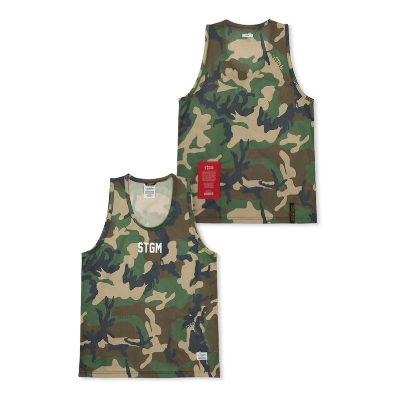 STIGMA（スティグマ）の「Mesh Oversized Sleeveless Camouflage（Tops）」