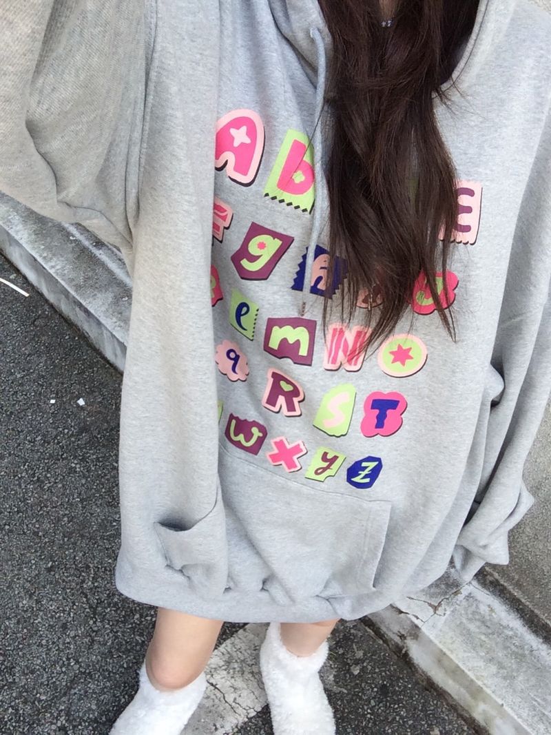 Alphabet hoodie
