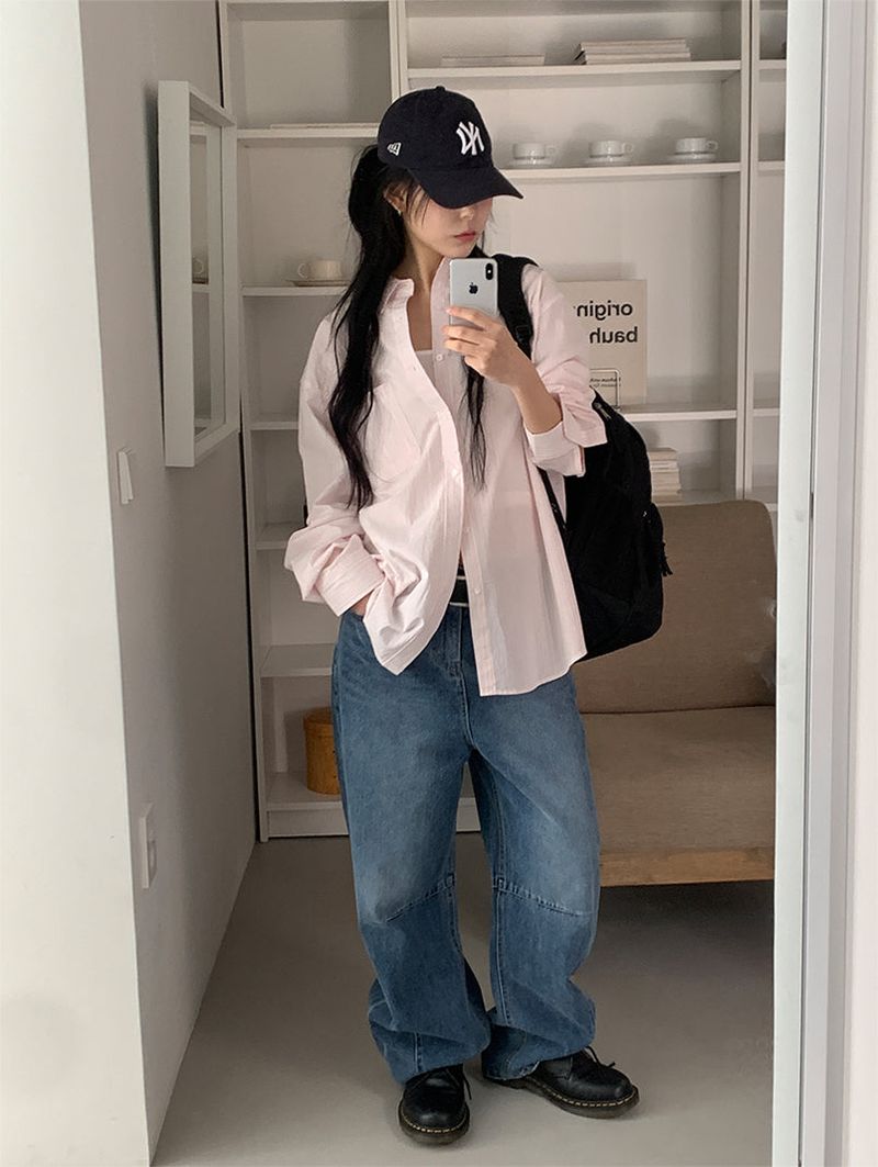 TUCK BALLOON JEANS (2C)