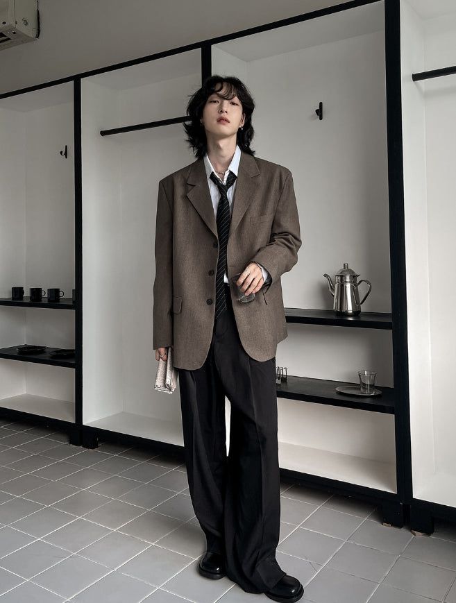 Pauline Scratch Wide Slacks