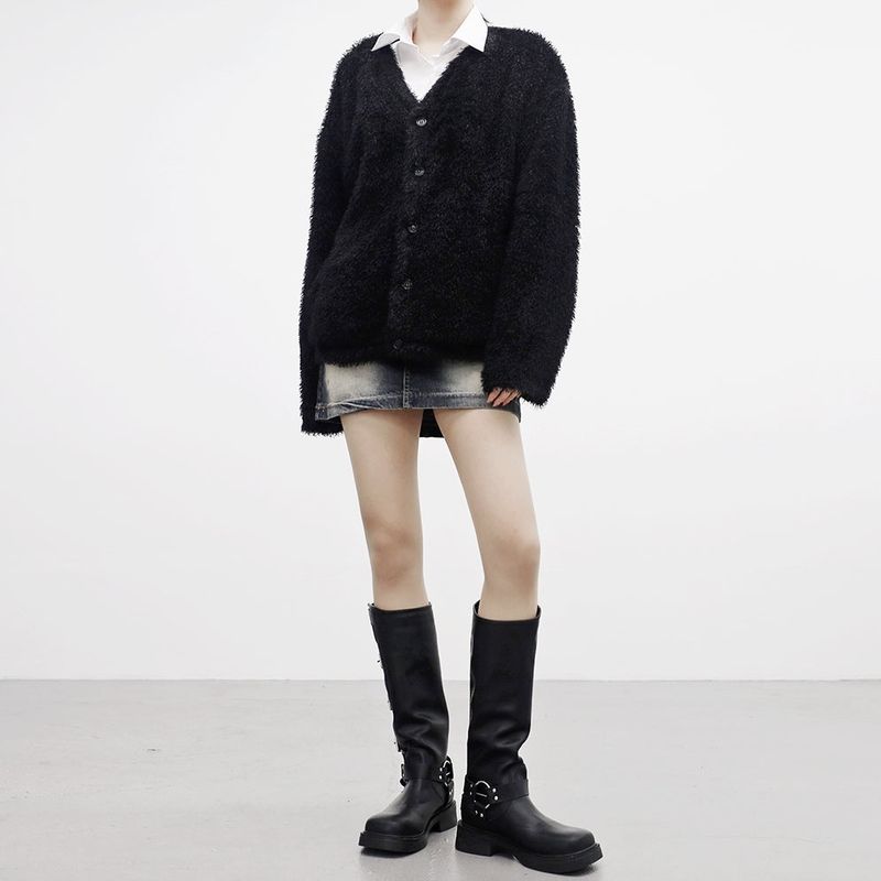 Fergie Mohair Over Cardigan