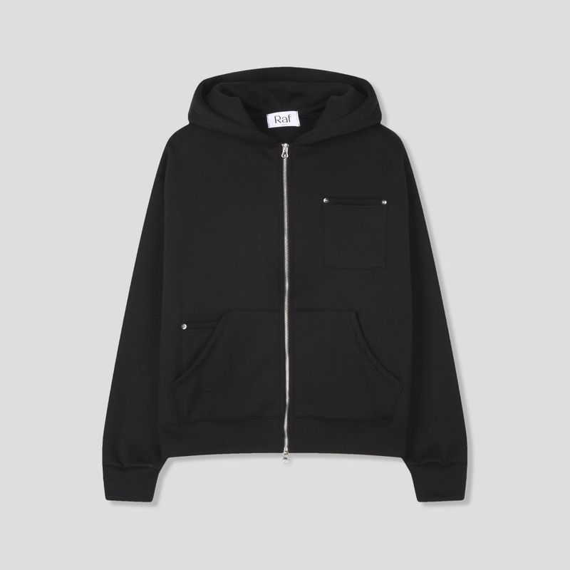Rivet Pocket Hood Zip-Up