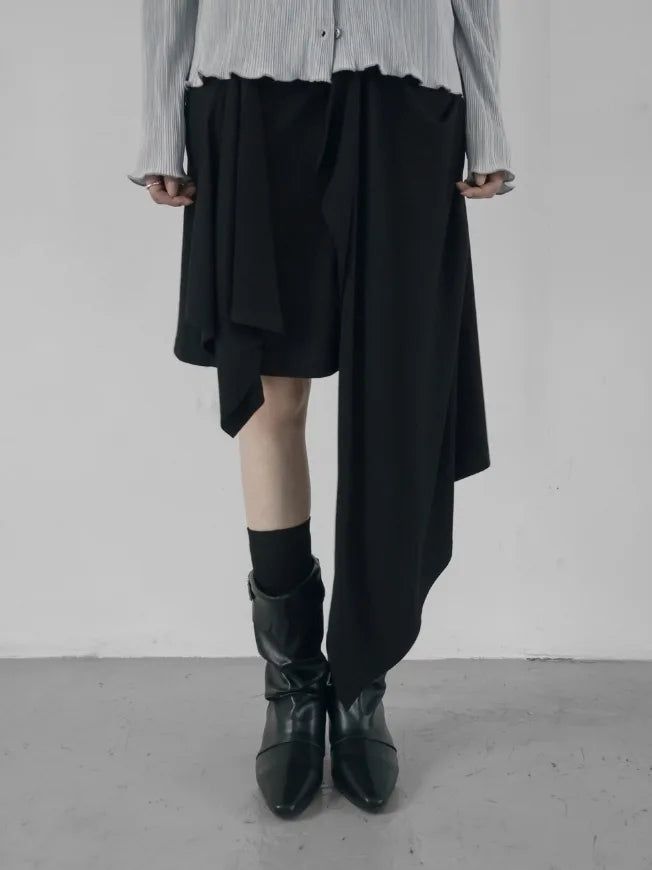 Pinched Draping Skirt