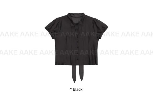 TIE SHEER SHIRT