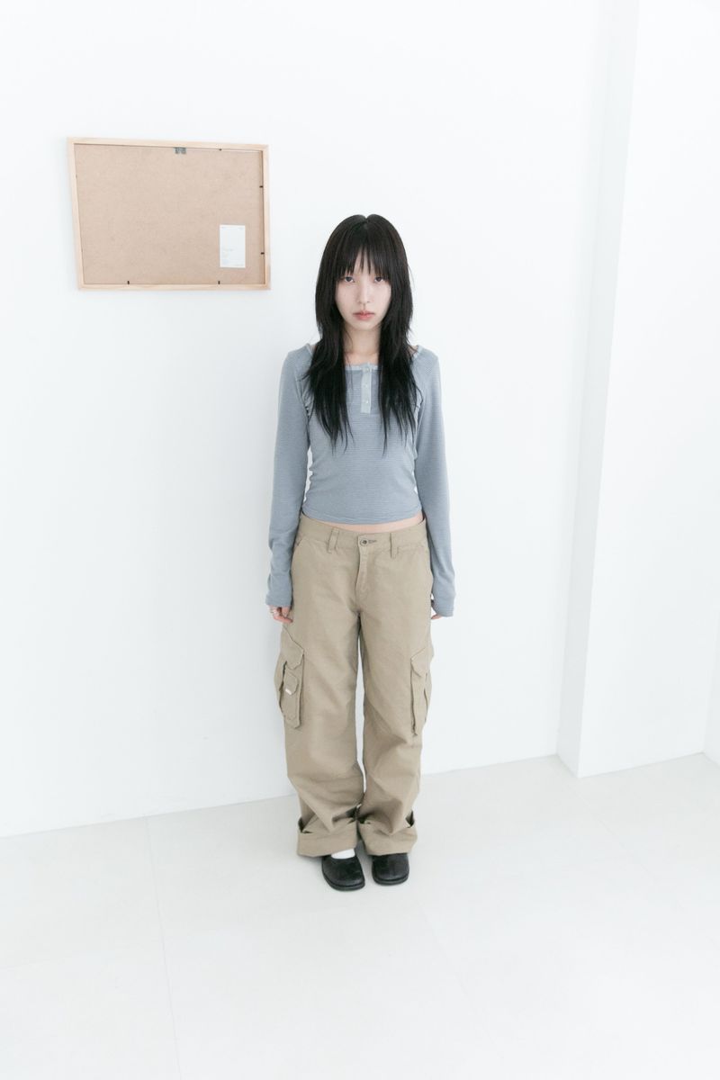 camp pocket cargo pants(2colors)
