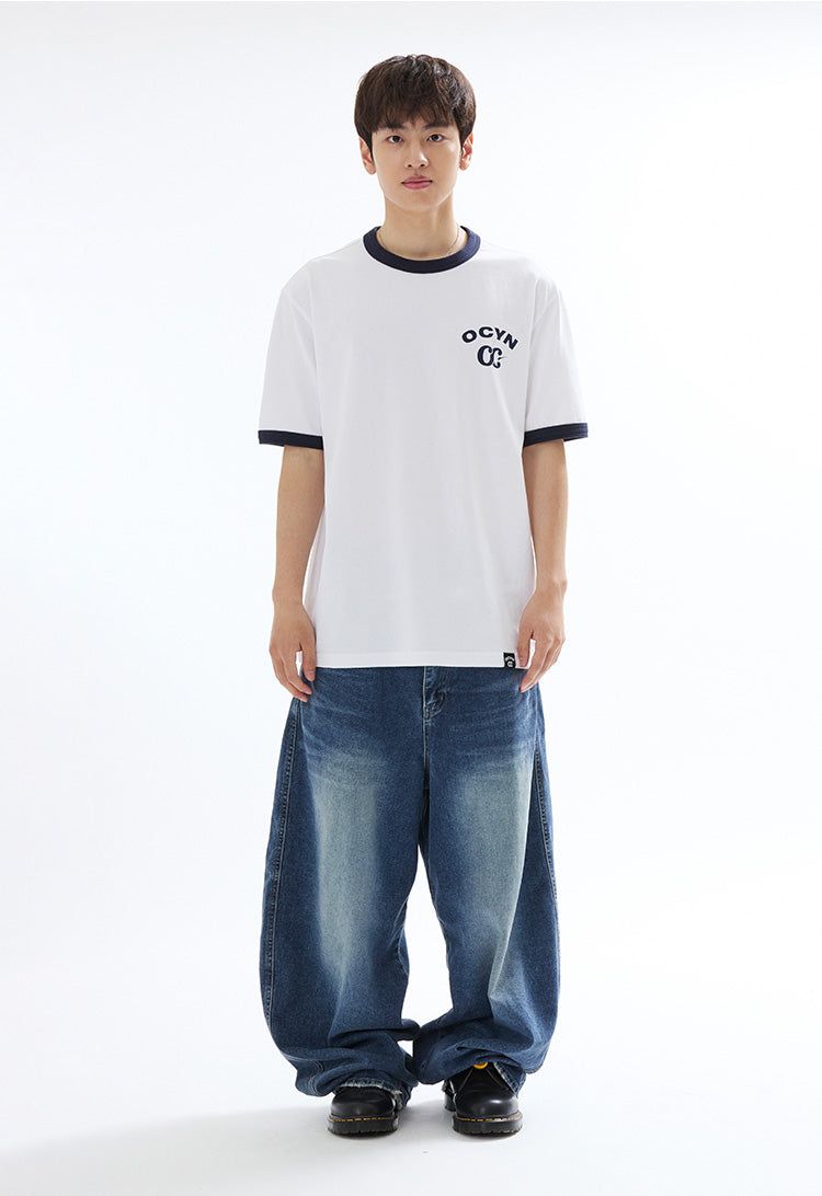 リンガーTシャツ ホワイト