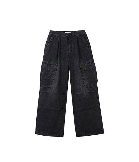 Rex Cargo Parachute Denim Pants