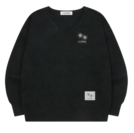 NOVIN V-NECK KNIT (2COLOR)
