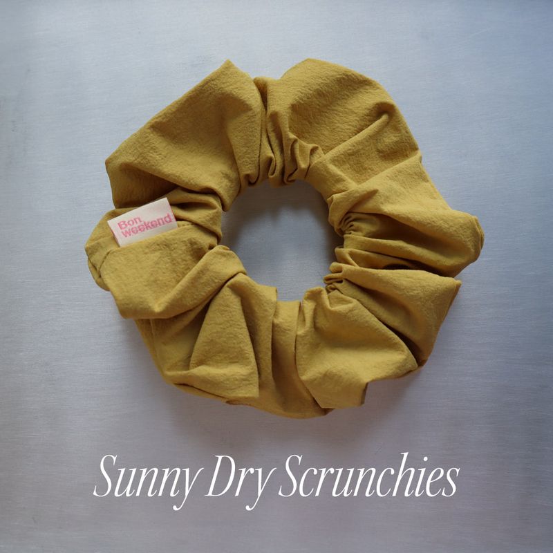 Bon weekend（ボン ウィークエンド）の「Sunny Dry Scrunchie (MUSTARD)（Hair Accessories）」