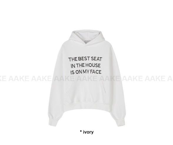 (Lining Brushed) HOUSE SOLID HOODIE