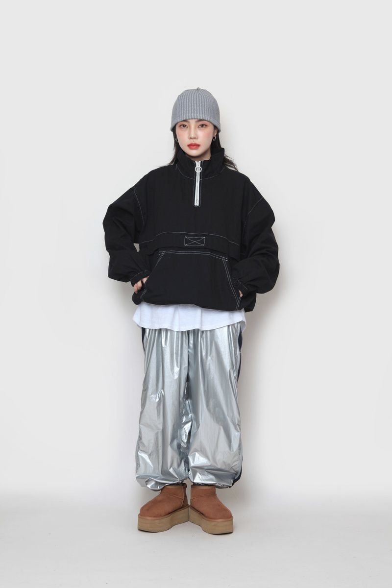Stitch washing anorak