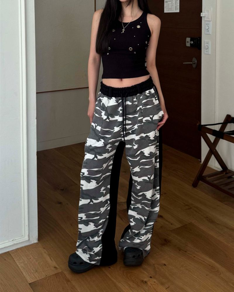 Camo training pants
