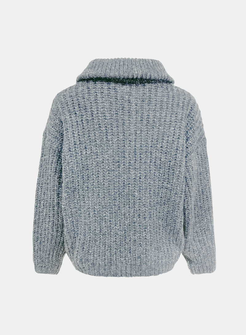 Brook Cable Knit Zip-Up