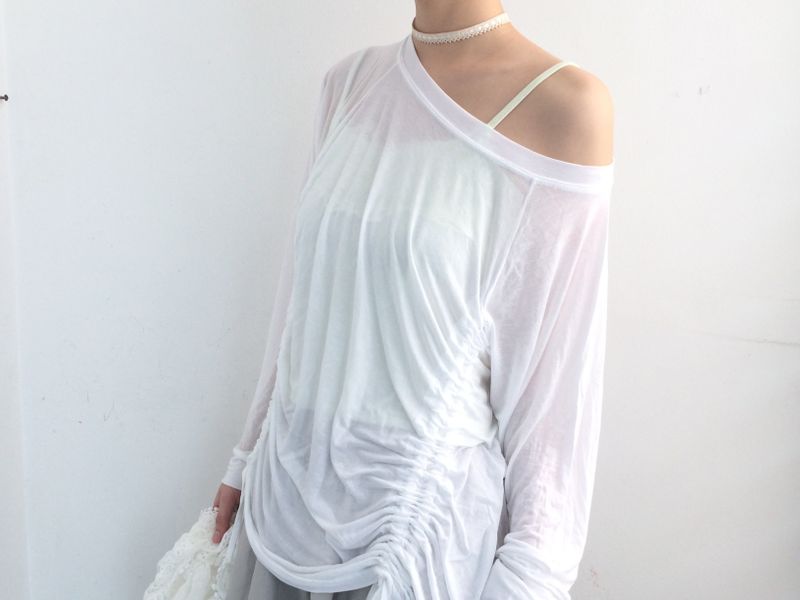 Light Texture Shirring T