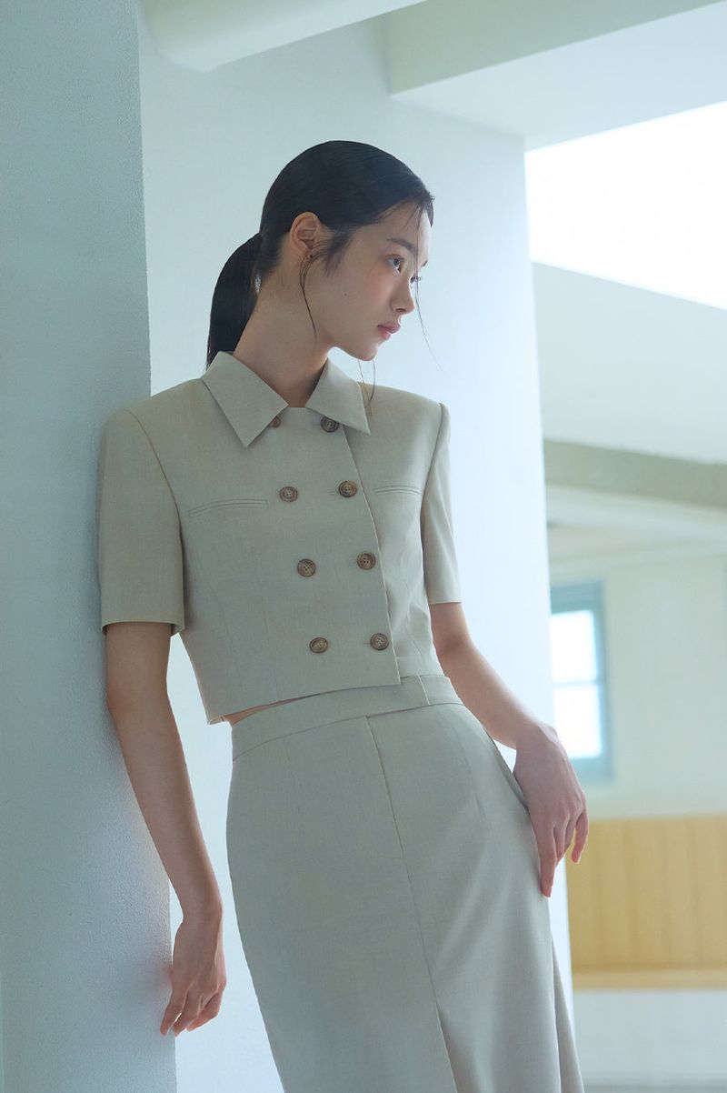 NO.27 SKIRT - BEIGE
