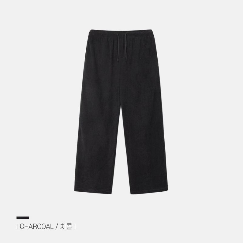 Twill Basic Golden Wide Pants 7C