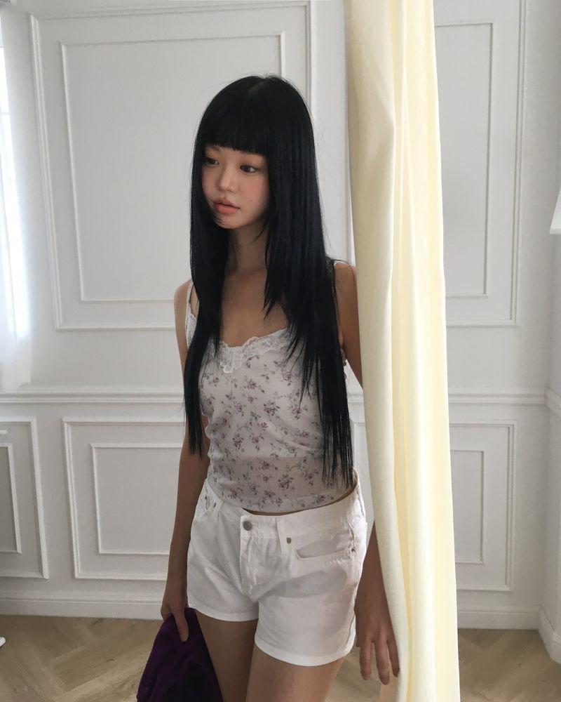 Eton Floral Strap Sleeveless Top