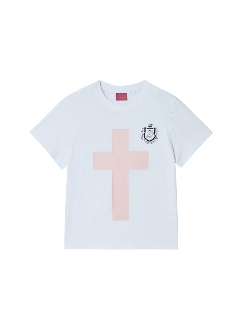 CROSS TEE WHITE