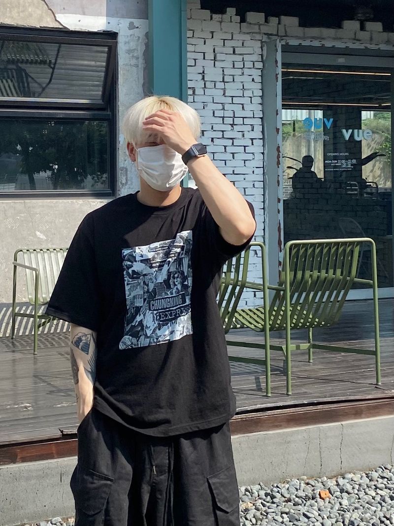 UNAIDUN(アネイダン)の「Poster Half Dyed Short Sleeve Tee 2C(Tops)」