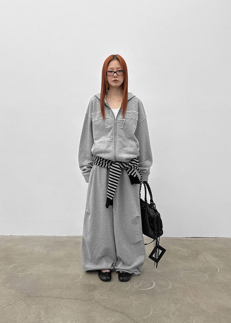 [MADE] Plbun Applique Hood Zip-Up (Set Available)