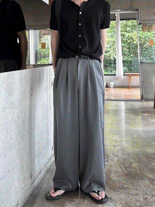 WHAT A LOOK（ワット ア ルック）の「Maison two tuck banding slacks（Pants）」