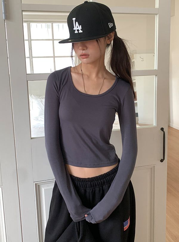 JAZZ THE ORDER(ジャズ ザ オーダー)の「MILD U-NECK LONG SLEEVE (4C)(Tops)」