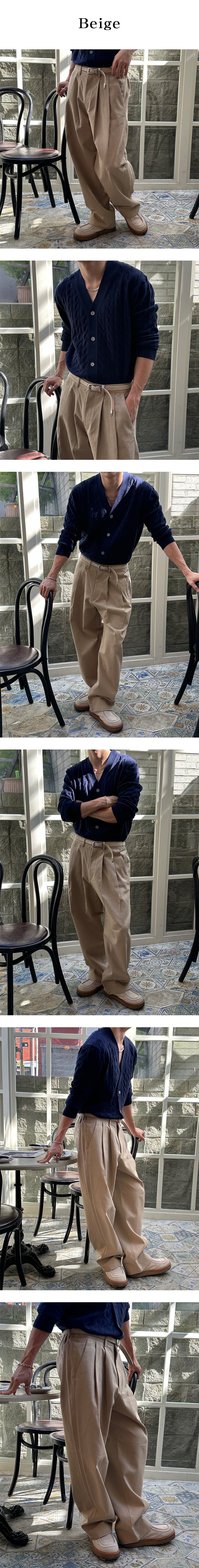 [F/W] Warm half banding pants(6color)