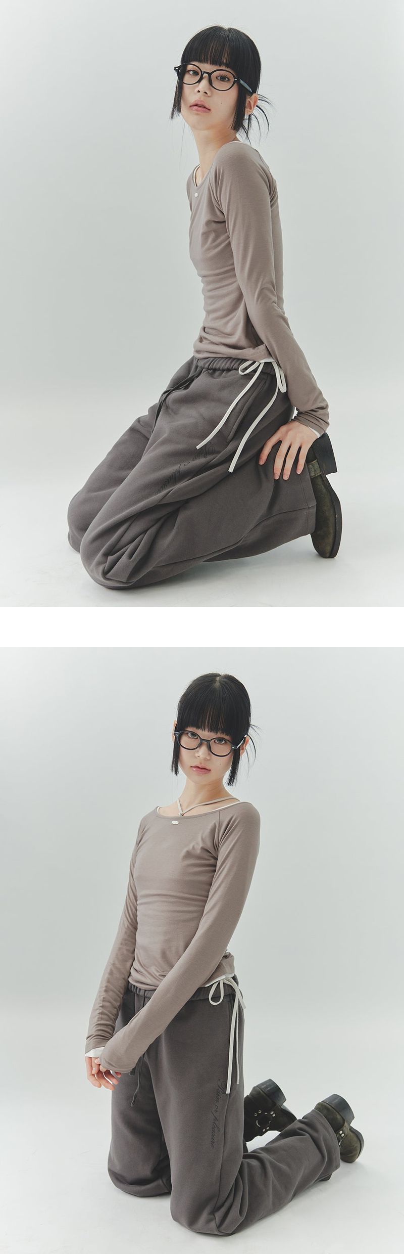 LOWER BOATNECK TOP cocoa