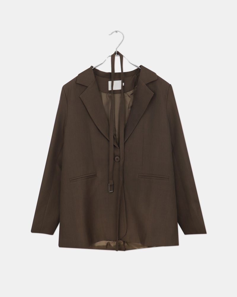 Visi lapel Collar Oversized Blazer Jacket