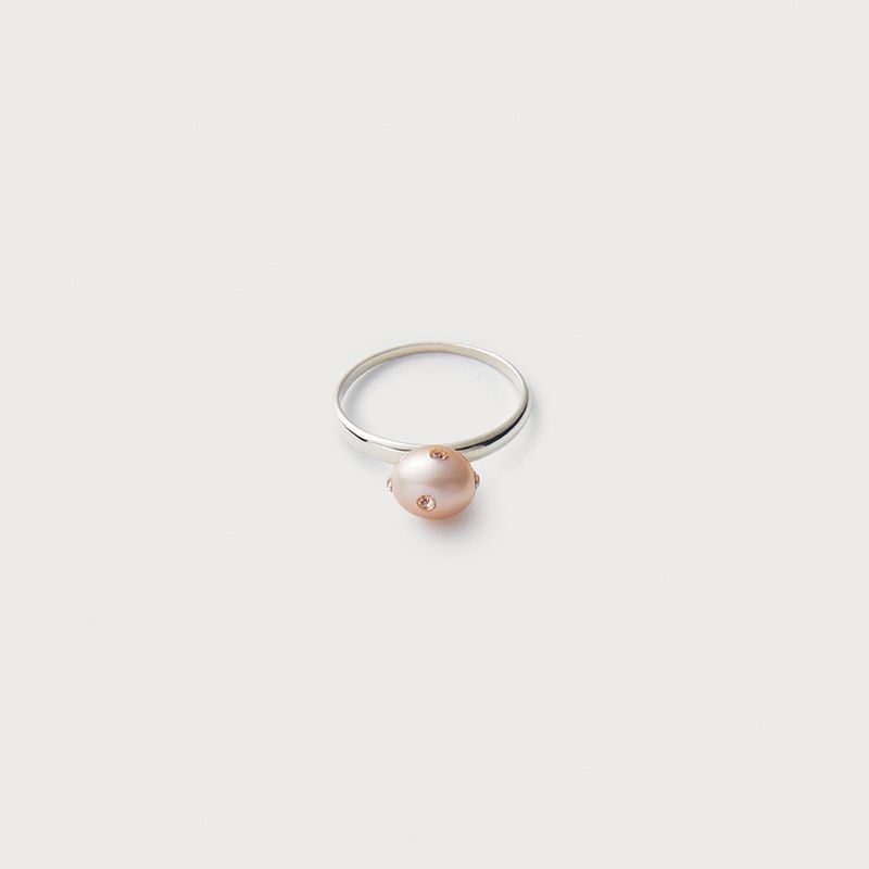 Polkadots Ring, Peach