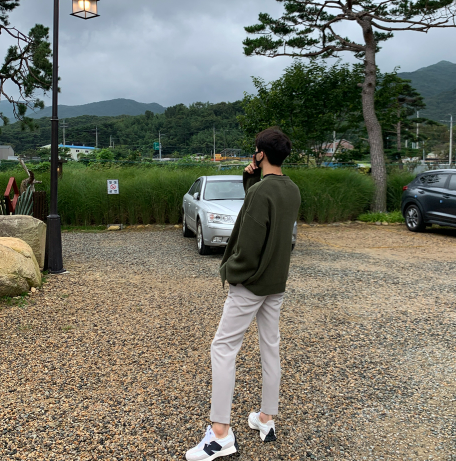 flander plain overfit cardigan