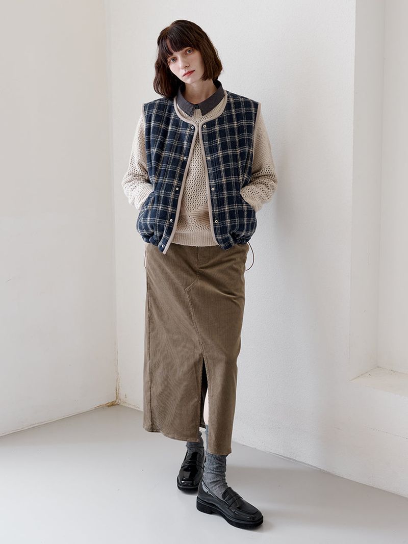 LETOILE(レトワール)の「POCKET POINT CORDUROY SKIRT(Skirts)」