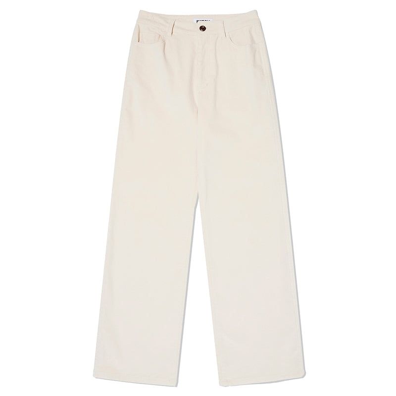 CHERRY CORDUROY PANTS [IVORY]