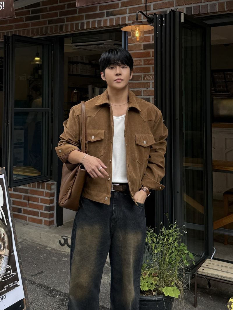 Tony western cropped suede jacket