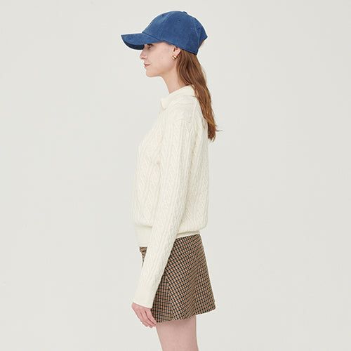 Classic cashmere cable knit