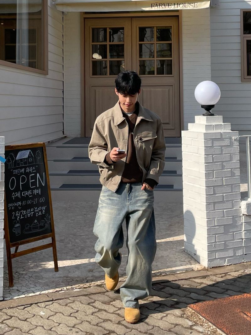 City Collar Blouson Jacket (2 Colors)