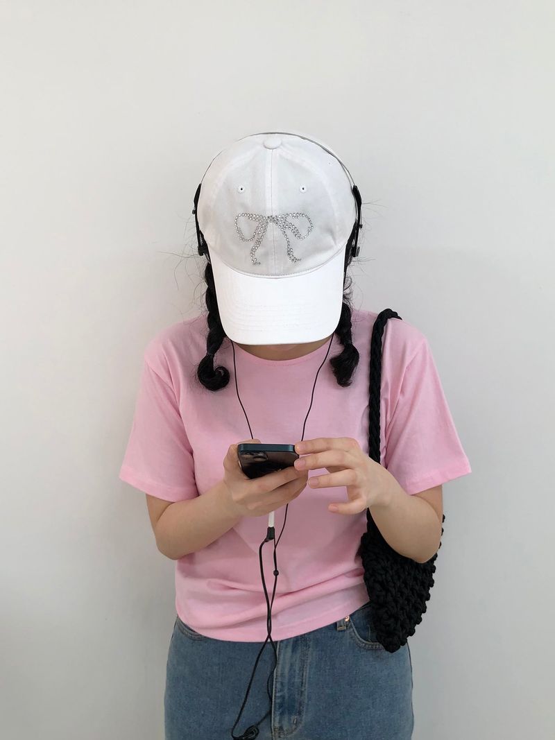 ribbon cap (white)