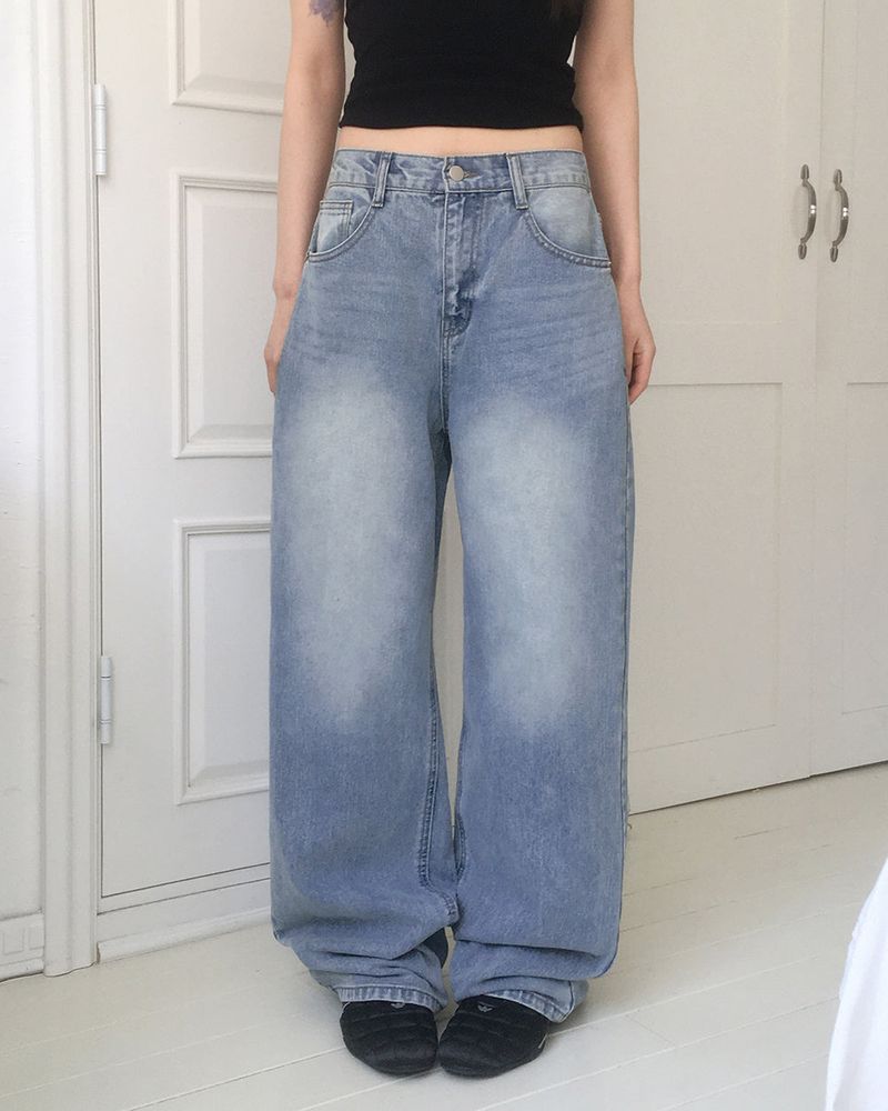 WONDER WONDER（ワンダーワンダー）の「Radian Back-Banding Wide Denim Pants（Pants）」