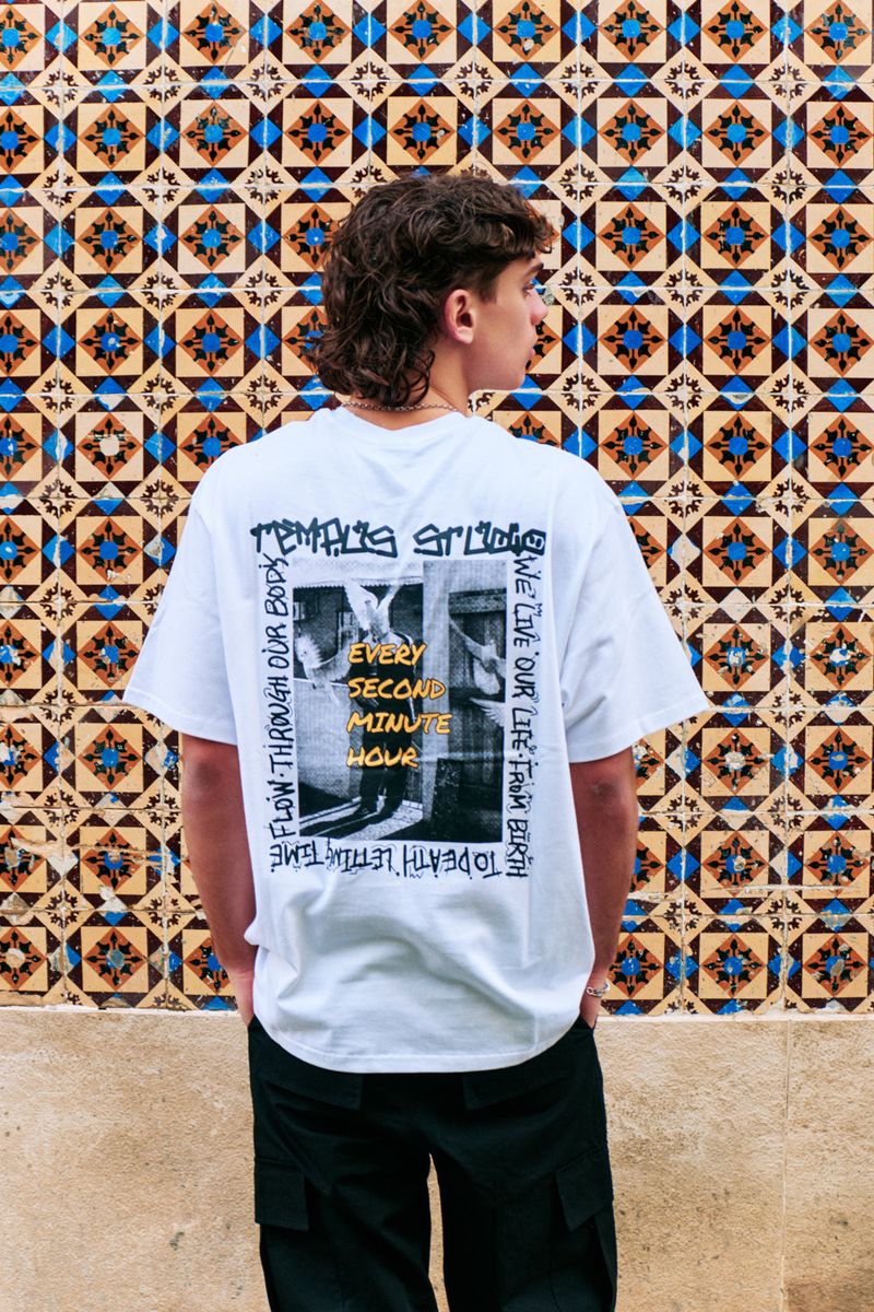 BIRD MAN GRAPHIC T-SHIRT [WHITE]