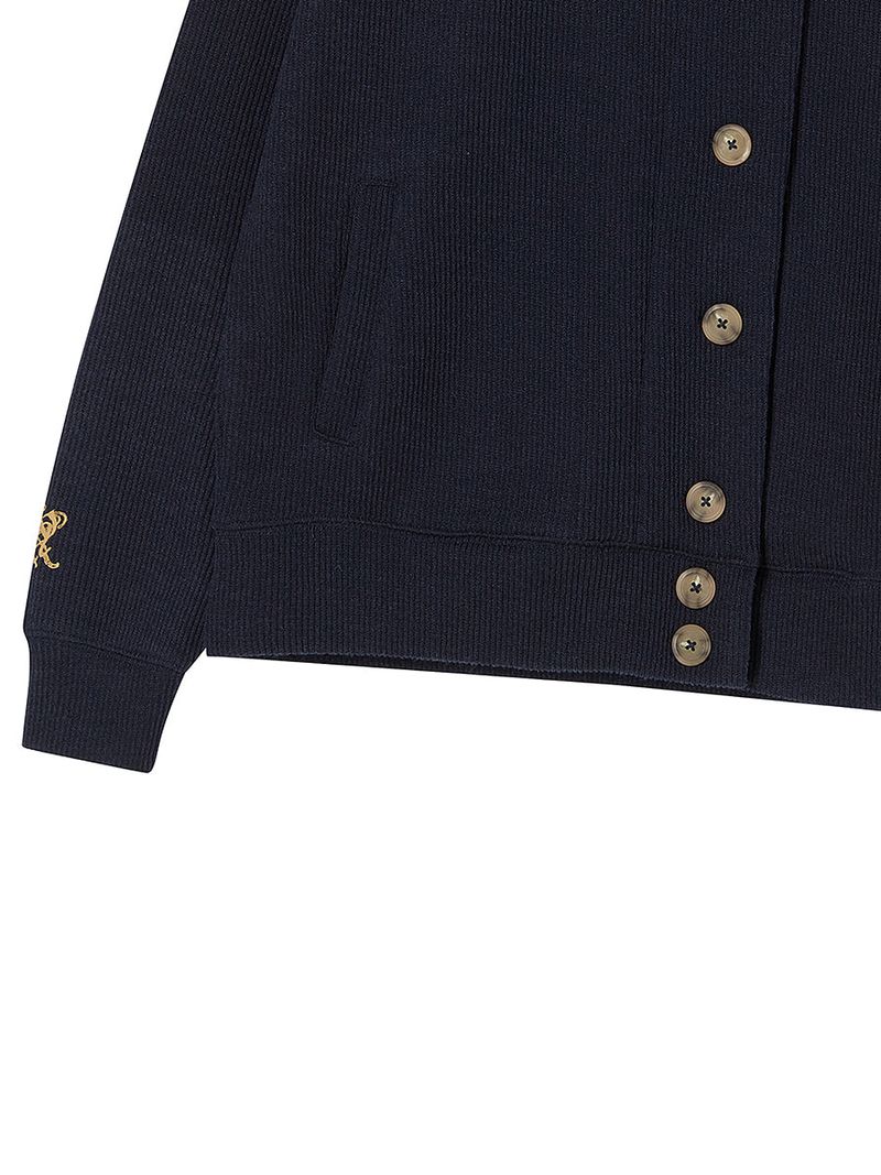 BUTTON UP CARDIGAN NAVY