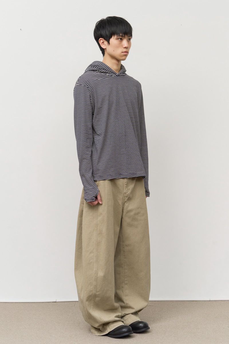 Yen Striped Hooded Top
