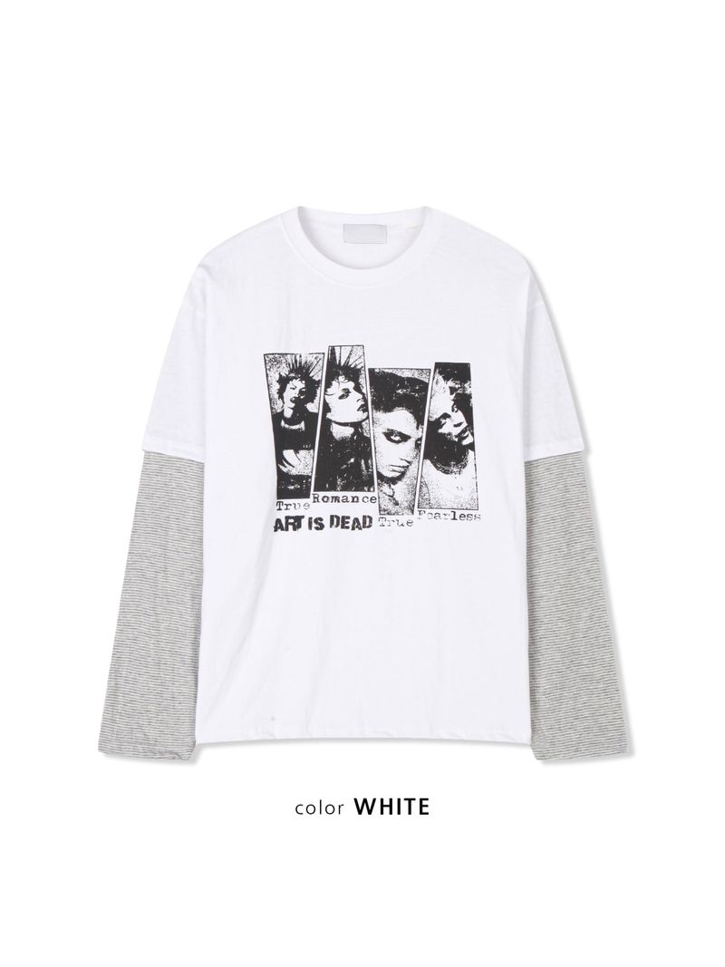Grunge Rock Layered Longsleeve