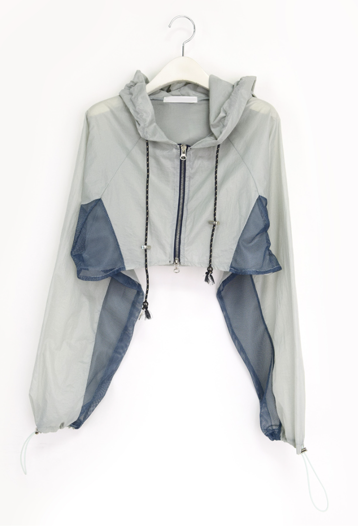 rain short hood jumper(3color)