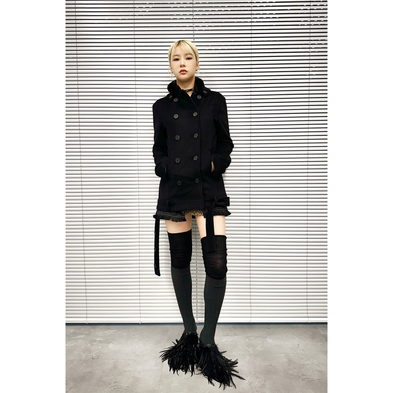 HIGH-NECK DOUBLE COAT